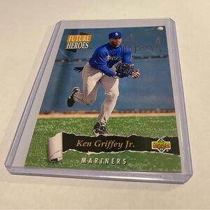 Ken Griffey Jr 1993 Future Heroes Insert Upper Deck Baseball Card Vintage